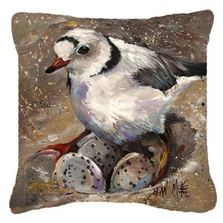 JENSENDISTRIBUTIONSERVICES Piping Plover Canvas Fabric Decorative Pillow MI2555636
